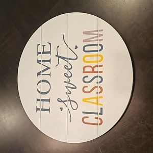Home Sweet Classroom Wall Plaque